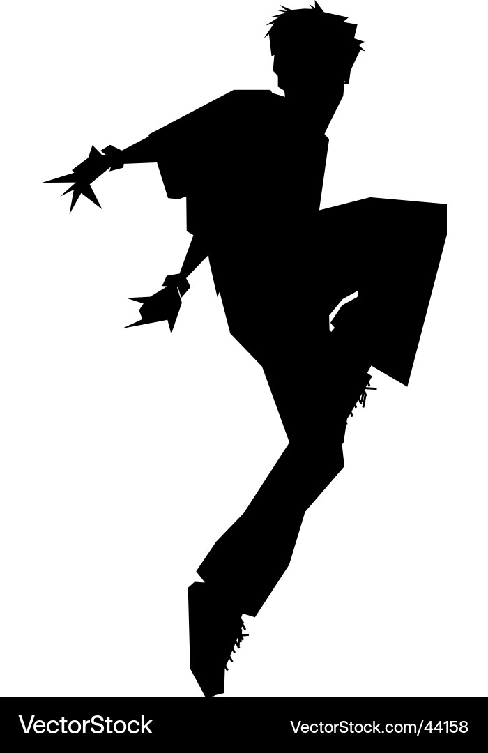 Dynamic Breakdancer Vector Image