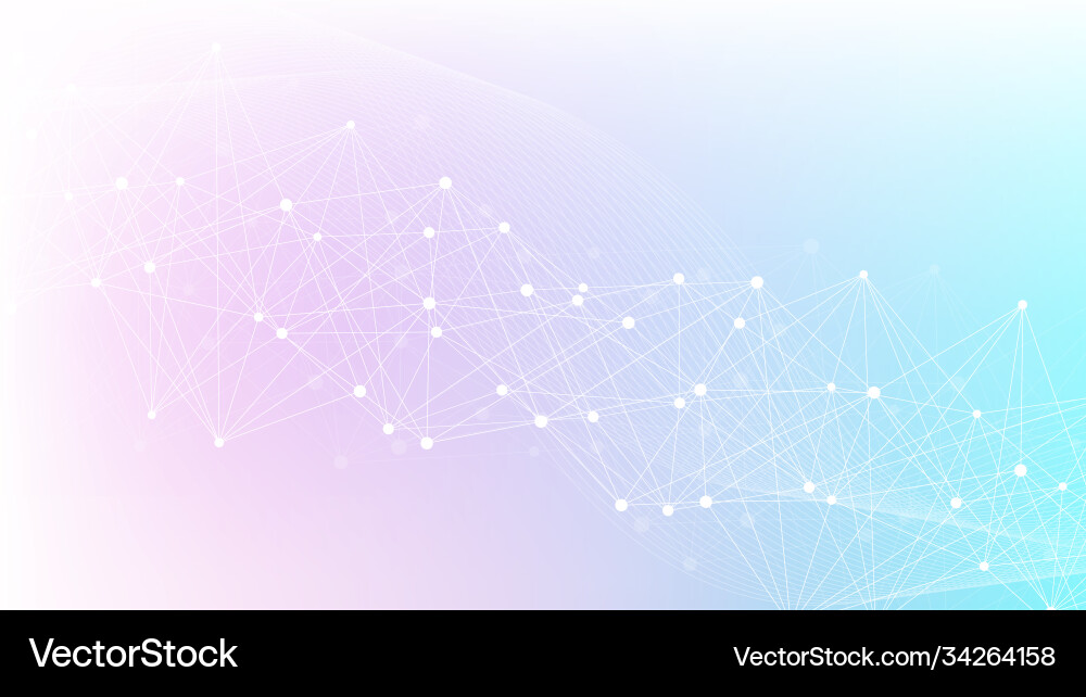 Geometric abstract background with connected line Geometric abstract background with connected line vector image