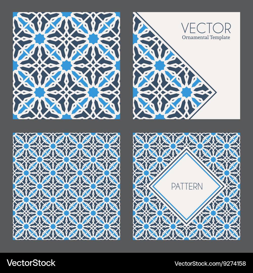 Geometric patterns Vector Image
