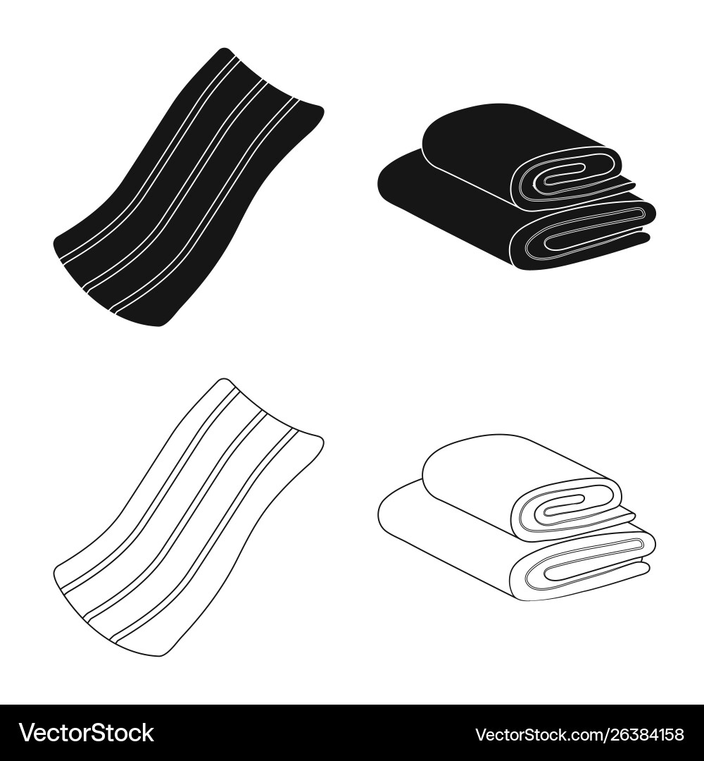 Isolated object soft and clean symbol set Vector Image