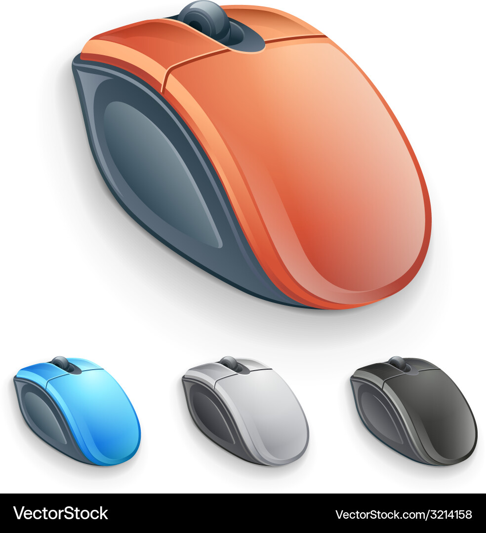 Modern Computer Mouse vector image