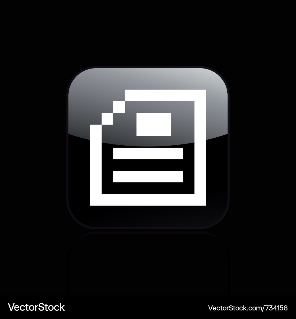 Pixel computer icon Vector Image