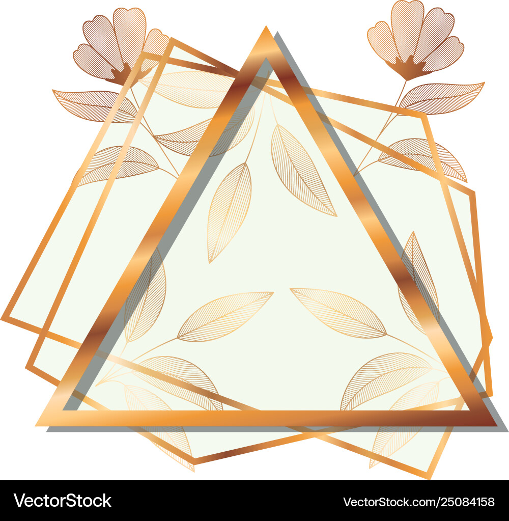 Rahmen golden mit Blumen isoliert Ikone Rahmen golden mit Blumen isoliert Ikone vektorbild