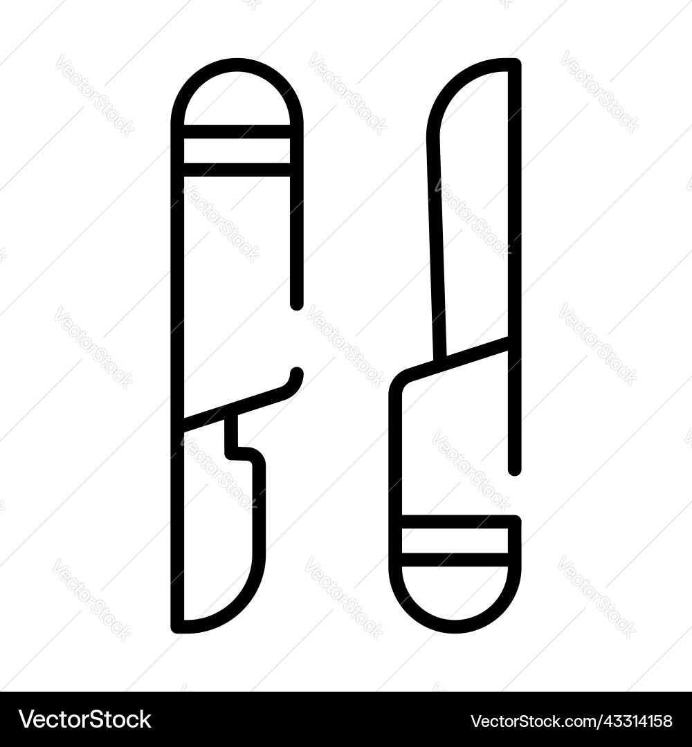 Scalpel modern concepts design Vector Image
