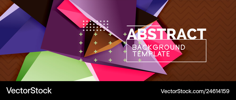 3d triangular shapes abstract background 3d triangular shapes abstract background vector image