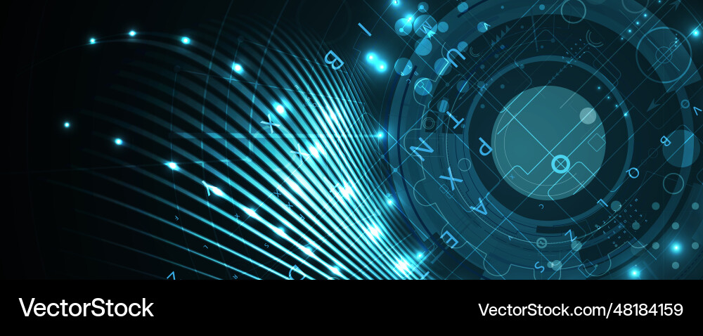 Abstract structure circuit computer technology Abstract structure circuit computer technology vector image