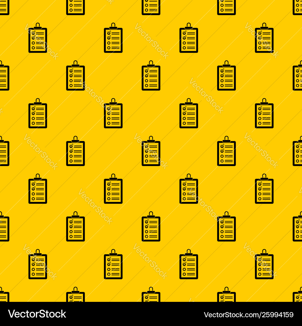 Clipboard with to do list pattern Clipboard with to do list pattern vector image