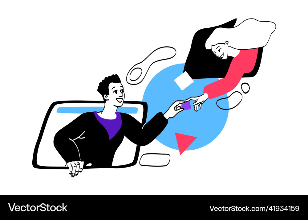 Concept of programming Concept of programming vector image