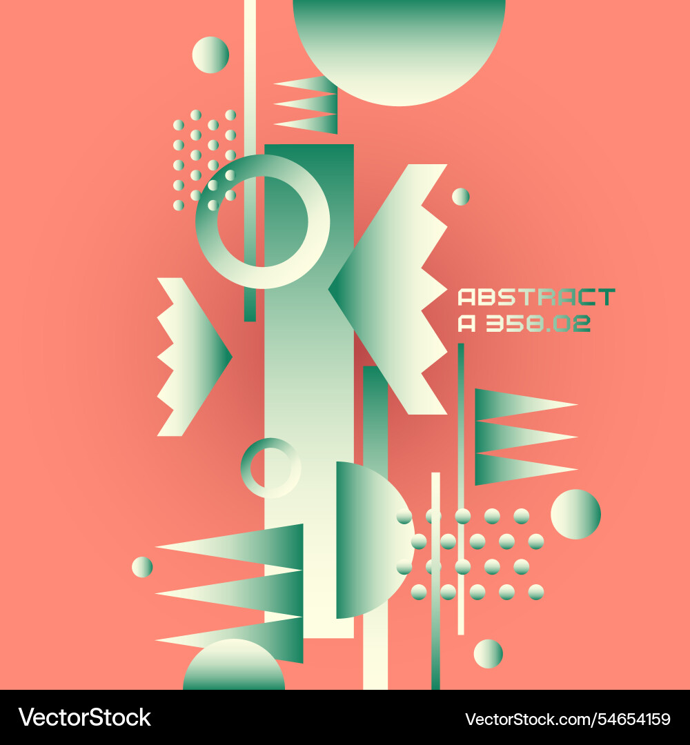 Modern backgrounds with abstract elements and Vector Image