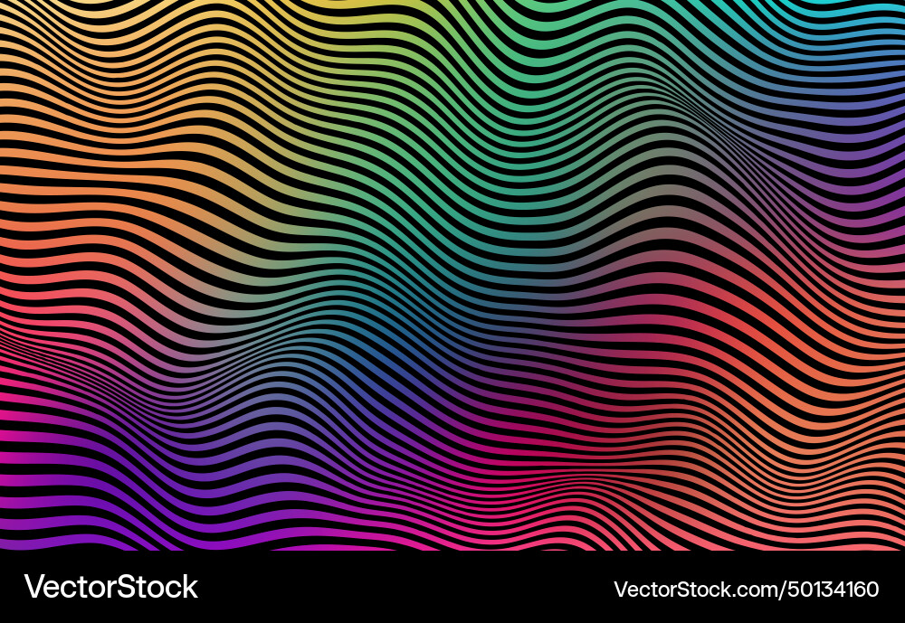 Abstract with vibrant flowing lines Abstract with vibrant flowing lines vector image