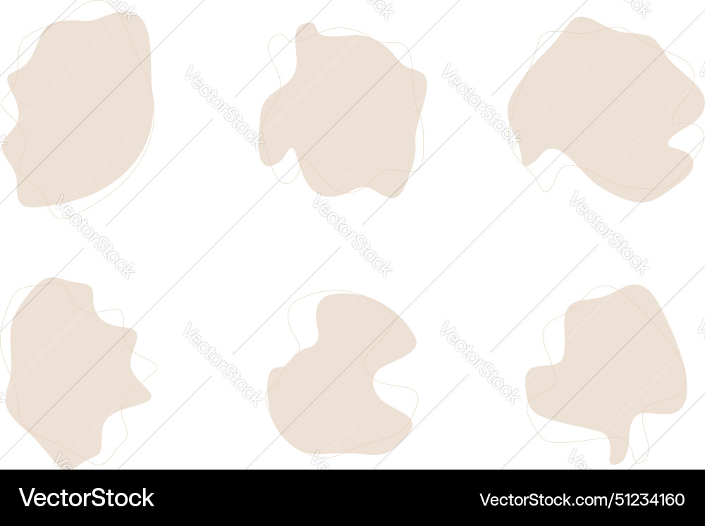 Blobs fluid liquid shapes symbol visual set Blobs fluid liquid shapes symbol visual set Vector Image