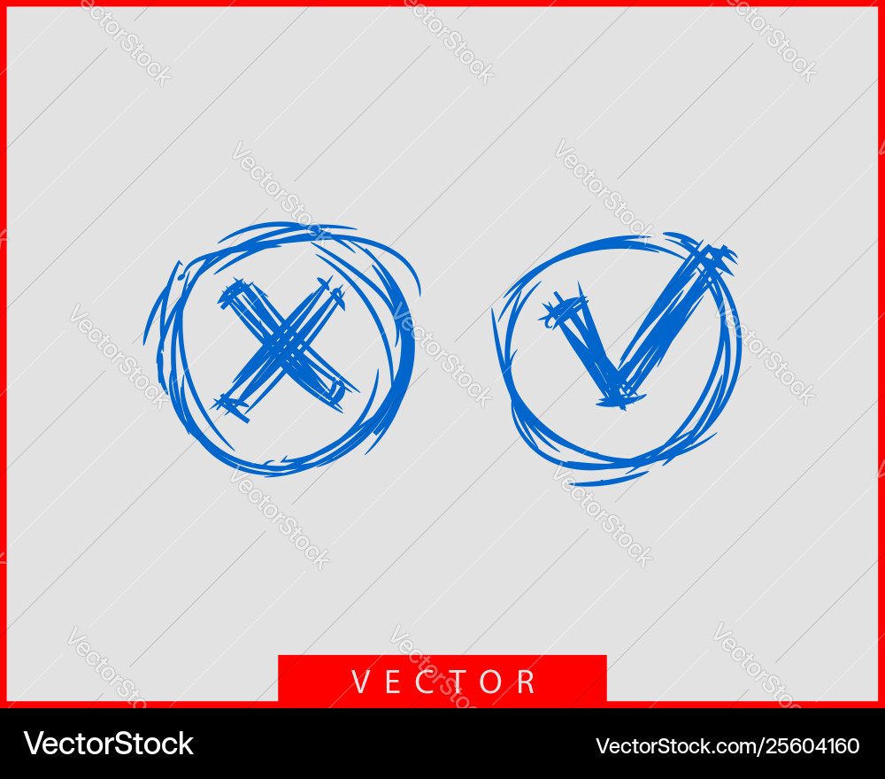 Check mark icon symbol design element vector image