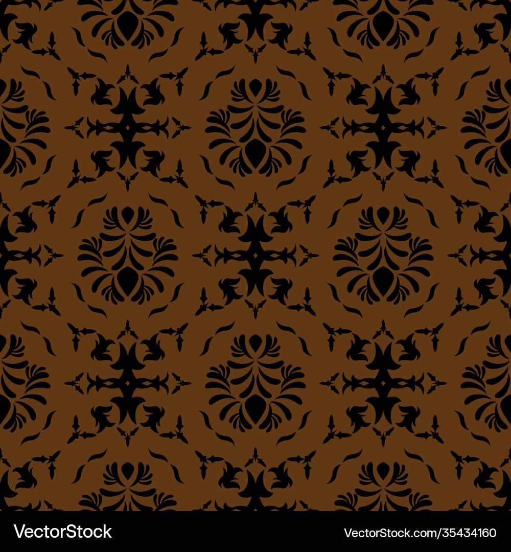 Damask pattern 01 Damask pattern 01 vector image