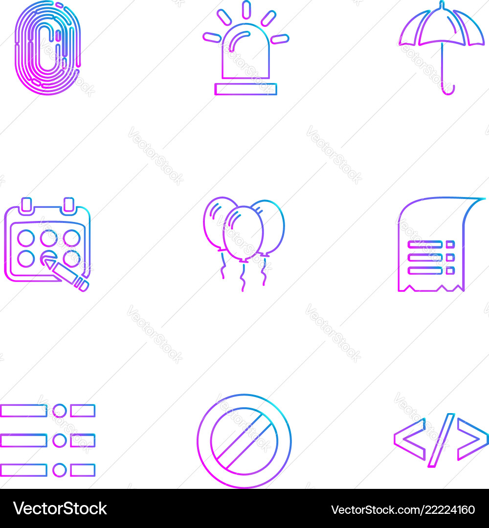 Document sound multimedia user interface vector image