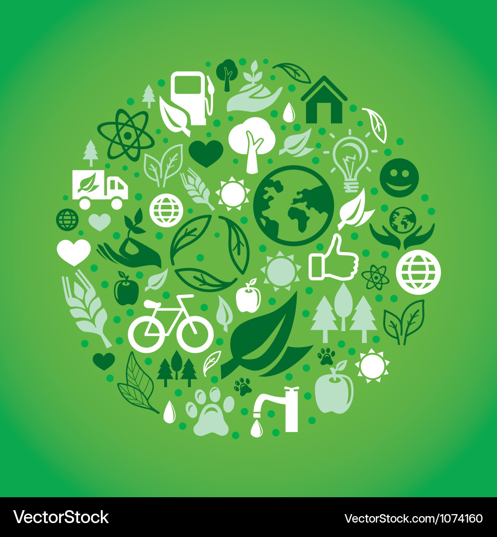 Ecology concept Royalty Free Vector Image - VectorStock