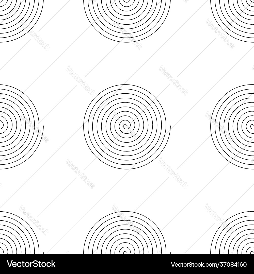 Wiederholbares Muster mit Spiralwirbeldrahtform Wiederholbares Muster mit Spiralwirbeldrahtform vektorbild