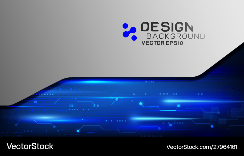 Dynamic Tech Background Vector Image
