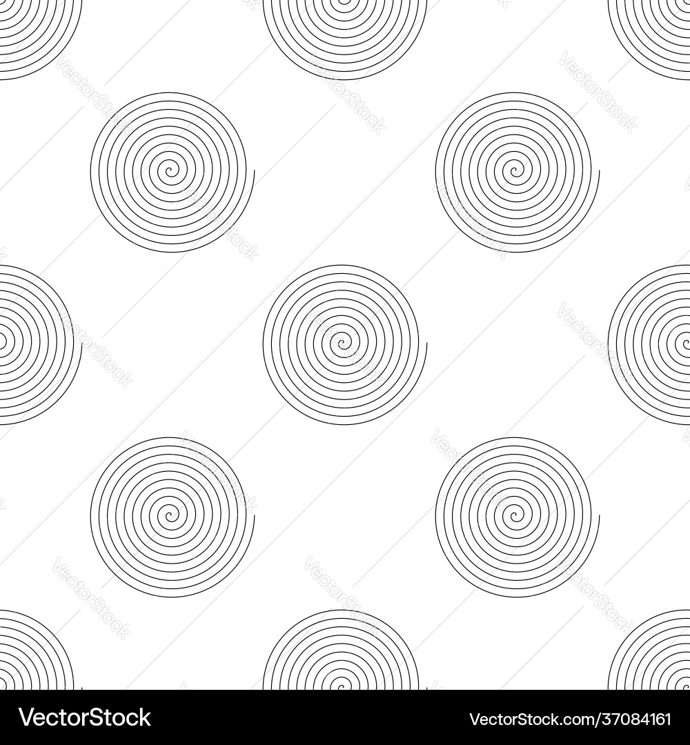 Repeatable pattern with spiral swirl twirl shape Repeatable pattern with spiral swirl twirl shape vector image