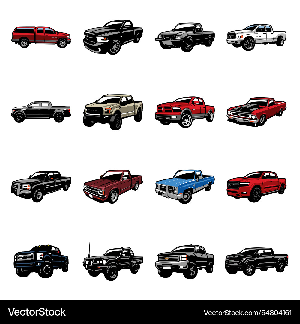 Truck & Pickup Clip Art vector image