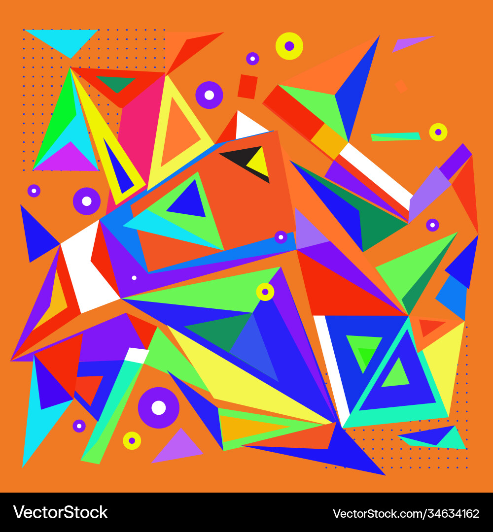 Abstract modern triangles background pattern Abstract modern triangles background pattern vector image