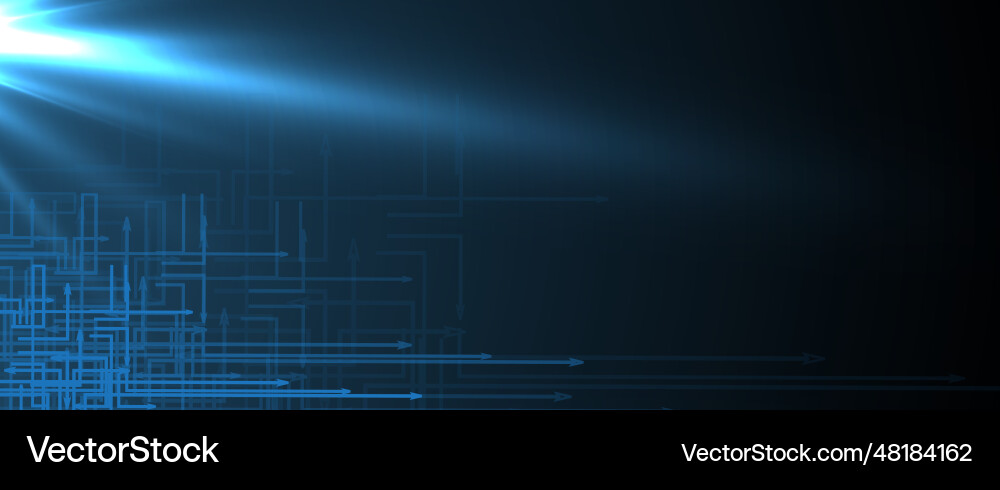 Abstract structure circuit computer technology Abstract structure circuit computer technology vector image