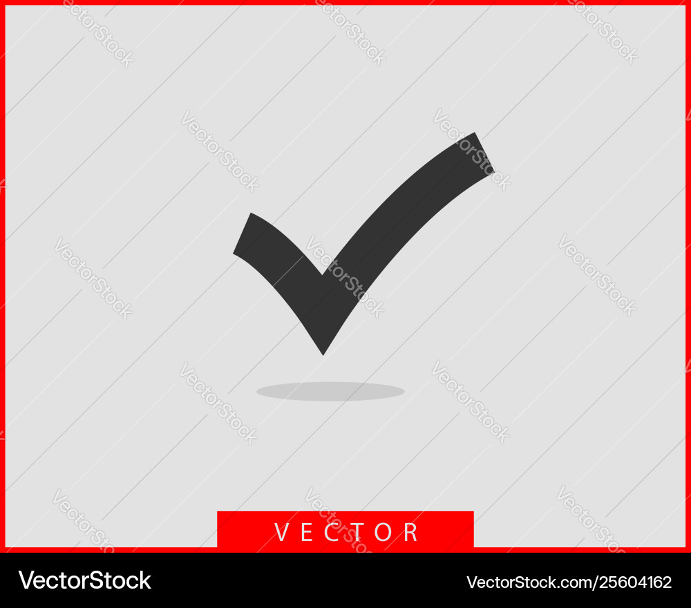 Check mark icon symbol design element Check mark icon symbol design element Vector Image