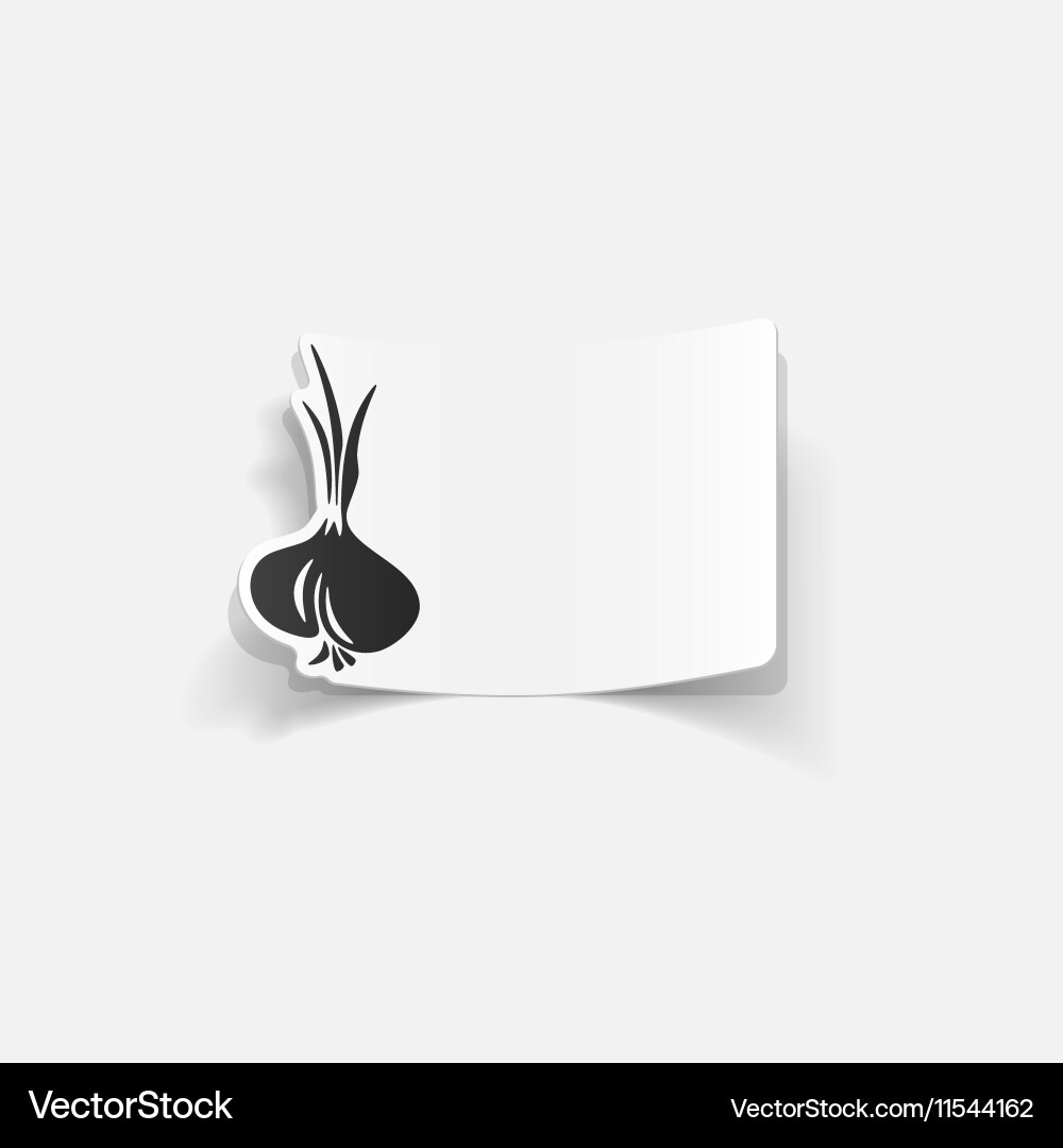 Realistic design element onion Vector Image