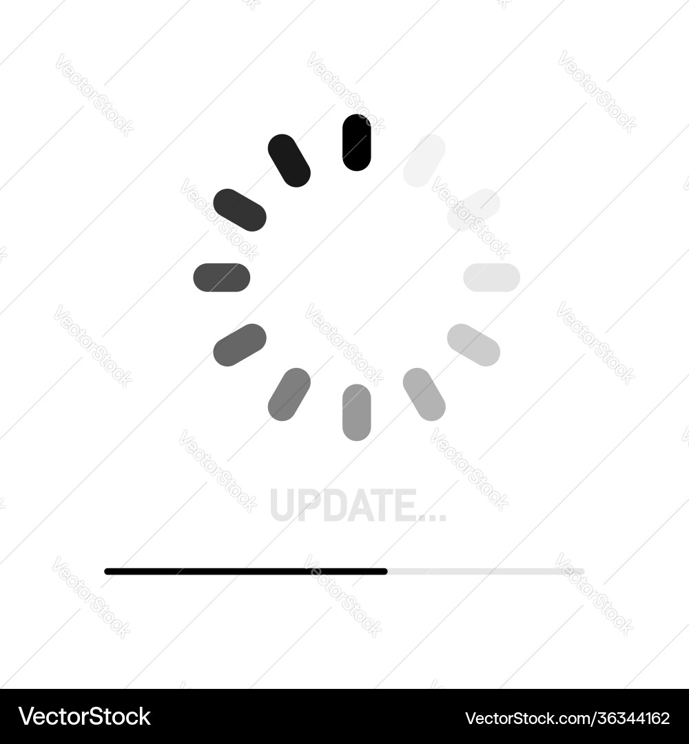 System software update and upgrade concept System software update and upgrade concept vector image
