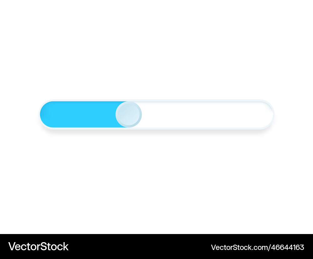 3d scrollbar element button interaction technique 3d scrollbar element button interaction technique vector image