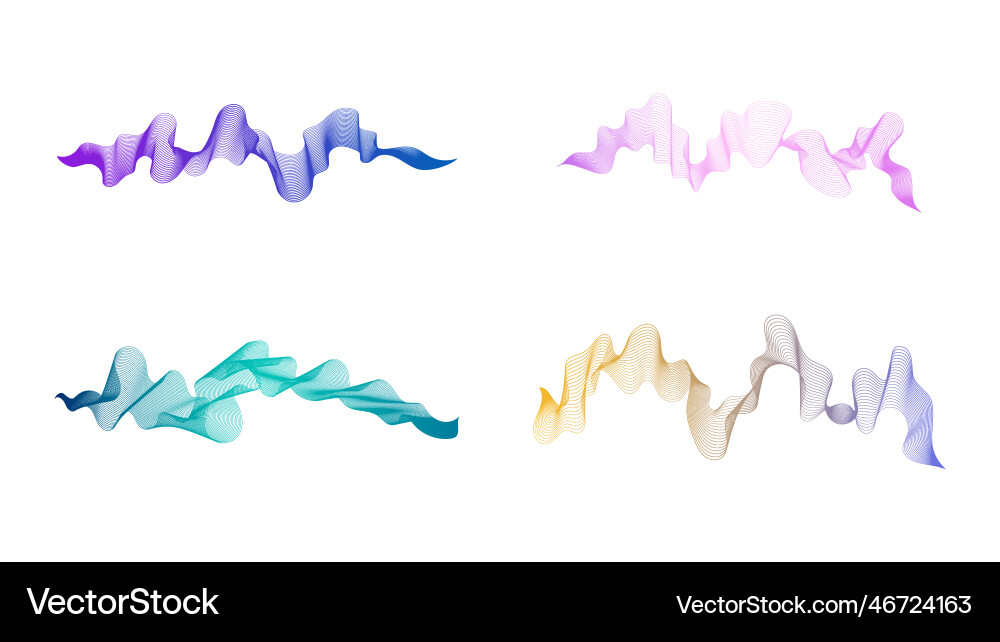 Abstract backdrop with wave gradient lines Abstract backdrop with wave gradient lines vector image