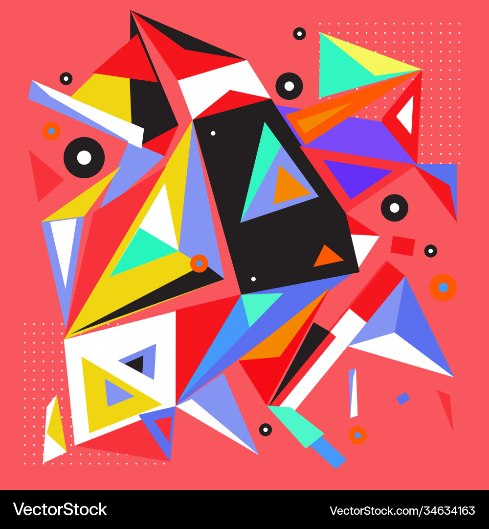 Abstract modern triangles background pattern Abstract modern triangles background pattern vector image