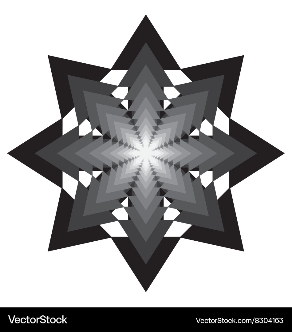Exploding arrows vector image