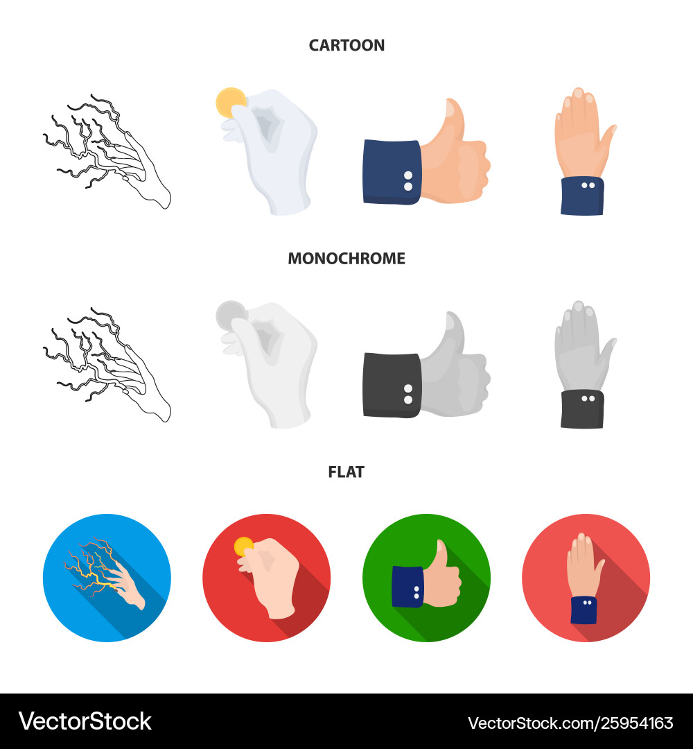 Isolated object animated and thumb icon vector image