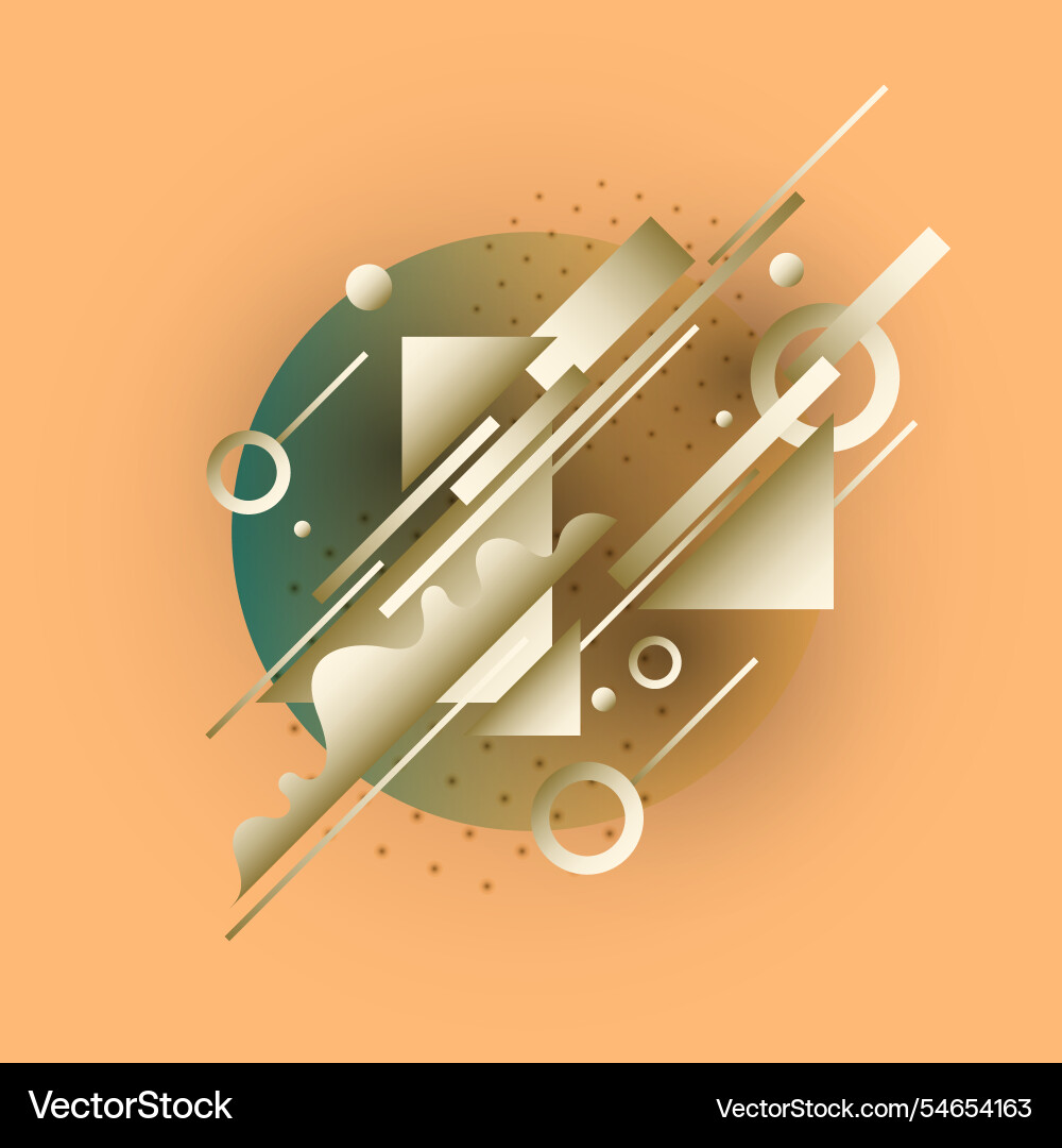 Modern backgrounds with abstract elements vector image
