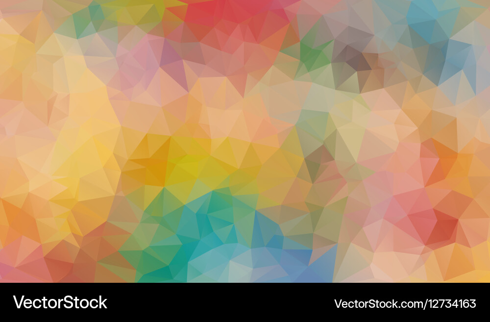 Multicolor composition with angular shapes Vector Image