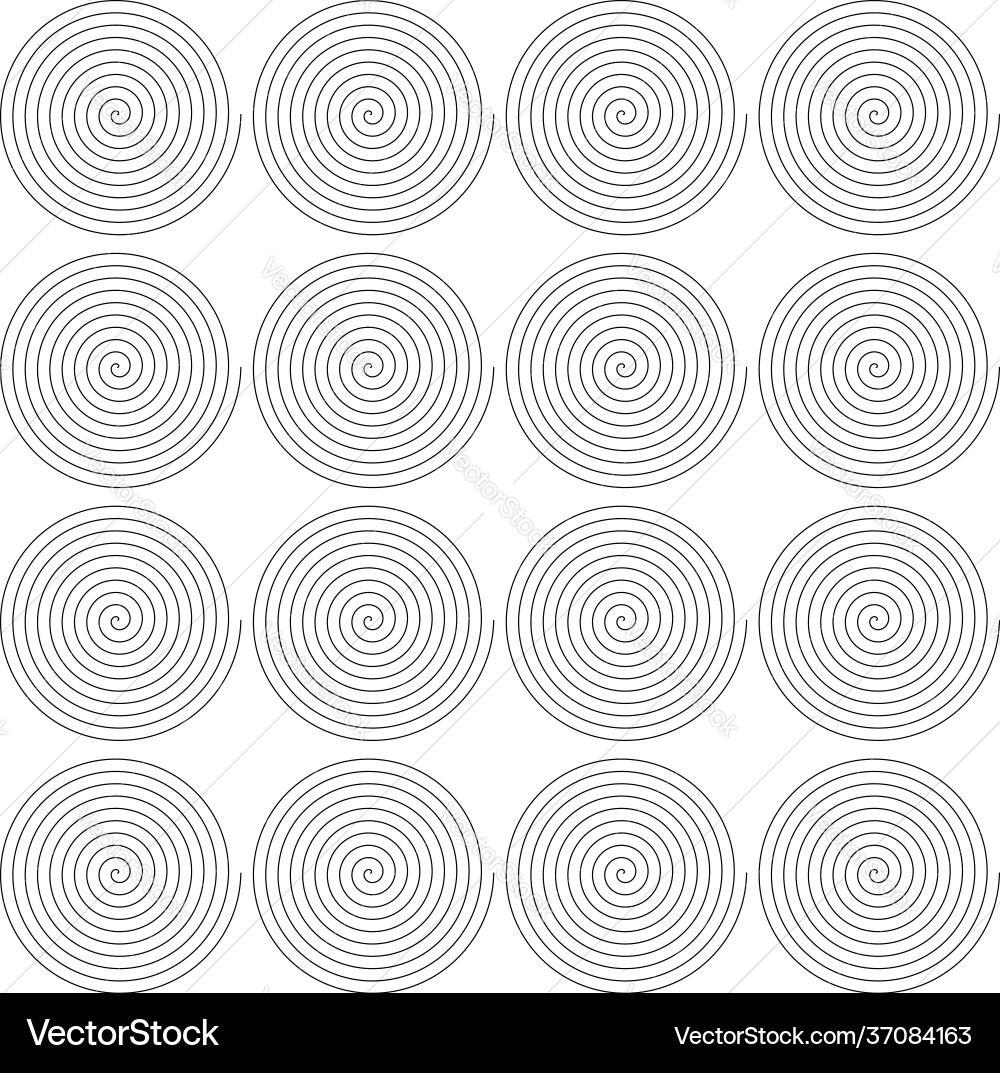 Repeatable pattern with spiral swirl twirl shape Repeatable pattern with spiral swirl twirl shape vector image