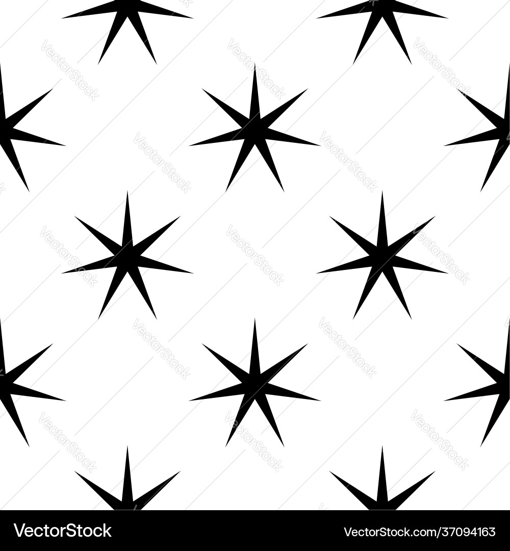 Repeatable seamless star shape pattern Repeatable seamless star shape pattern Vector Image