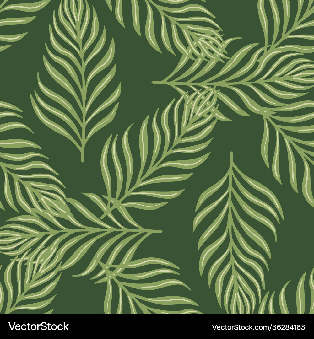 Seamless random pattern with botanic tropical Seamless random pattern with botanic tropical Vector Image