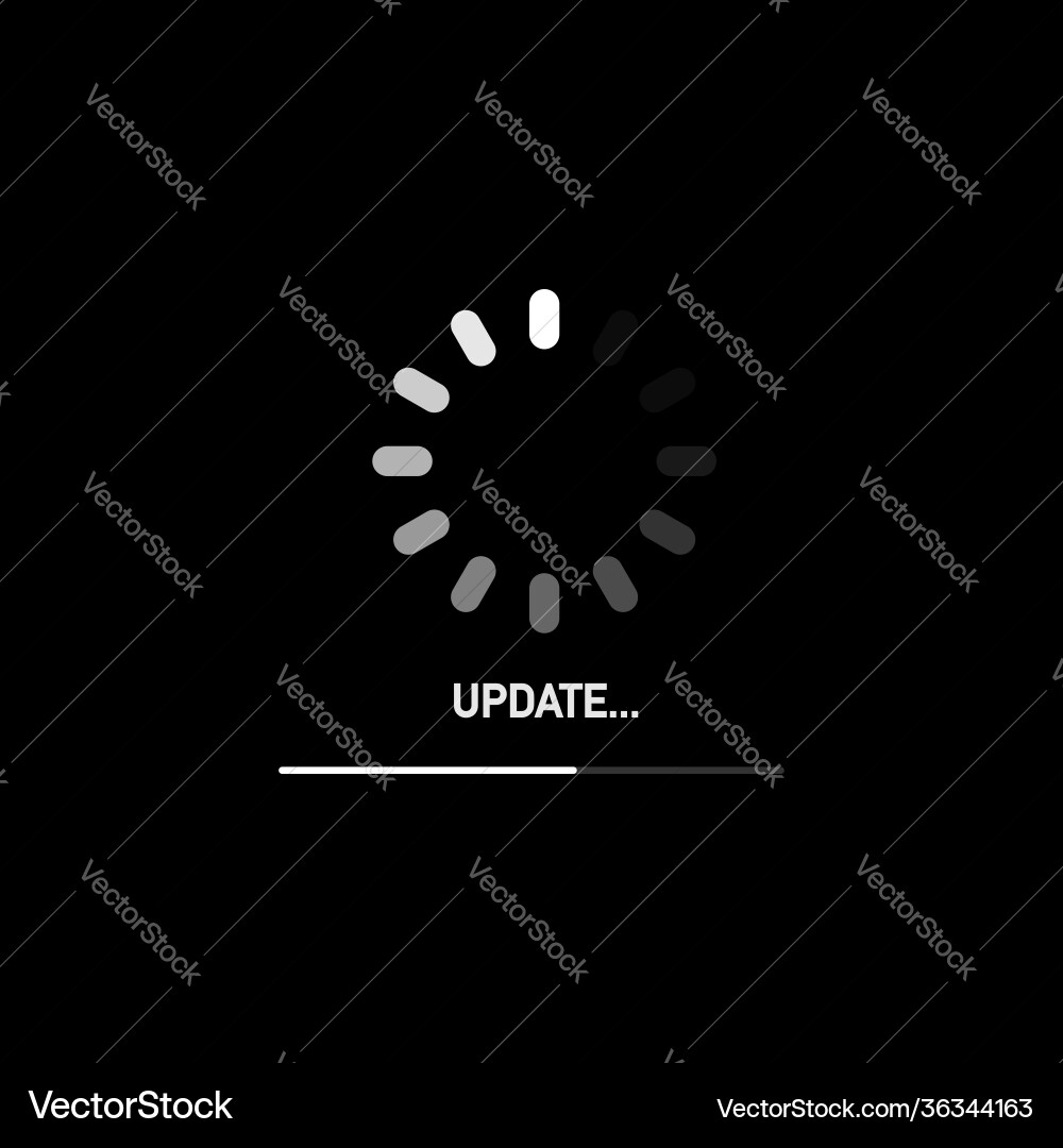 System software update and upgrade concept System software update and upgrade concept vector image