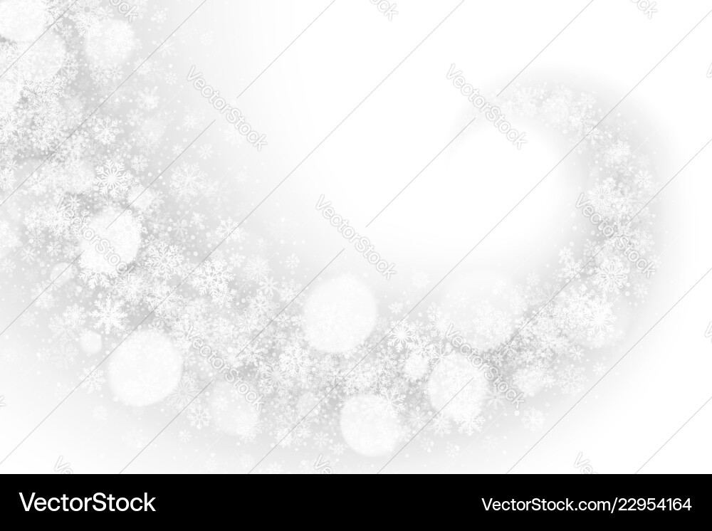 3d swirling snow effect Vector Image