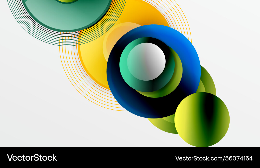 Abstract composition of overlapping circles Abstract composition of overlapping circles Vector Image