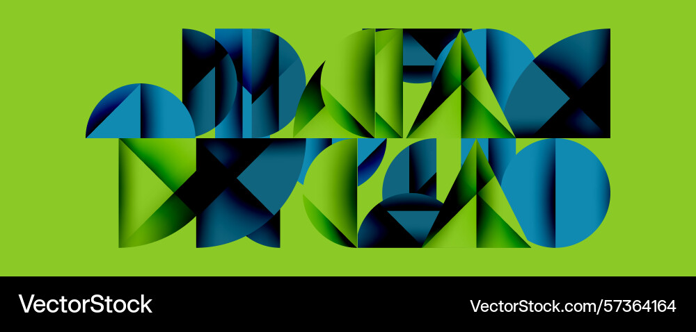 Abstract geometric shapes overlap creating Abstract geometric shapes overlap creating vector image