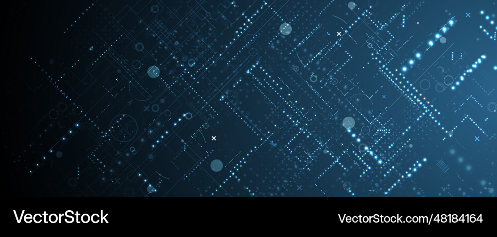 Abstract structure circuit computer technology Abstract structure circuit computer technology vector image