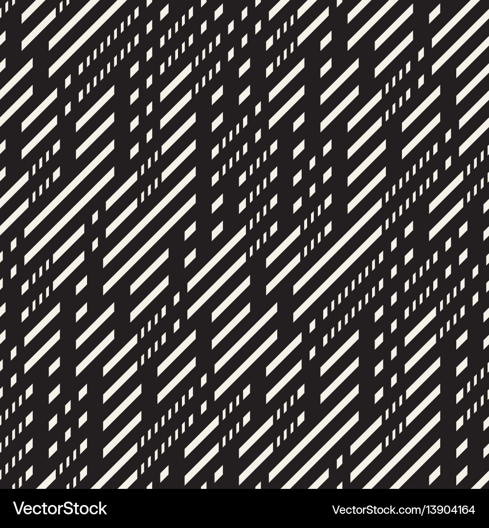 Black and white irregular dashed lines pattern Black and white irregular dashed lines pattern Vector Image