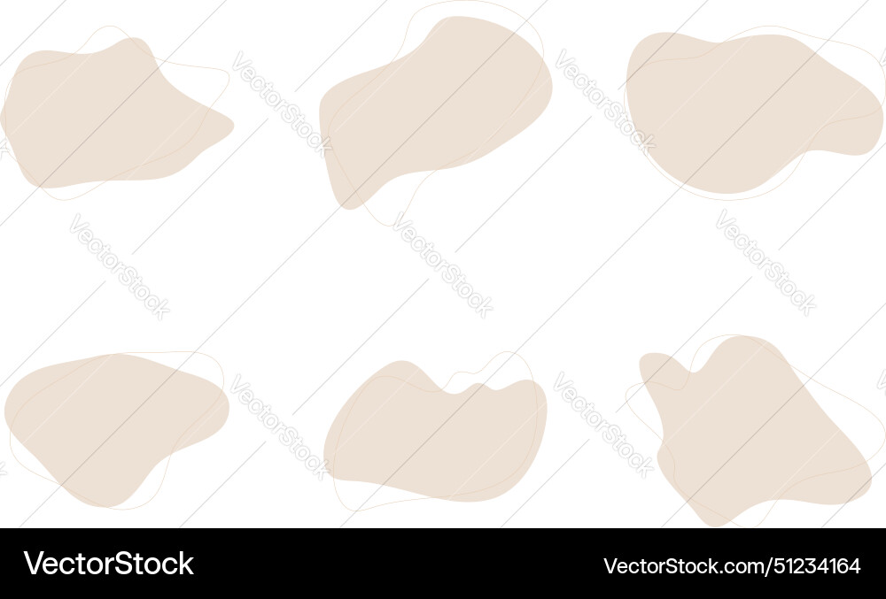 Blobs Flüssigkeit Formen Symbol visuellen Satz Blobs Flüssigkeit Formen Symbol visuellen Satz Vektorbild