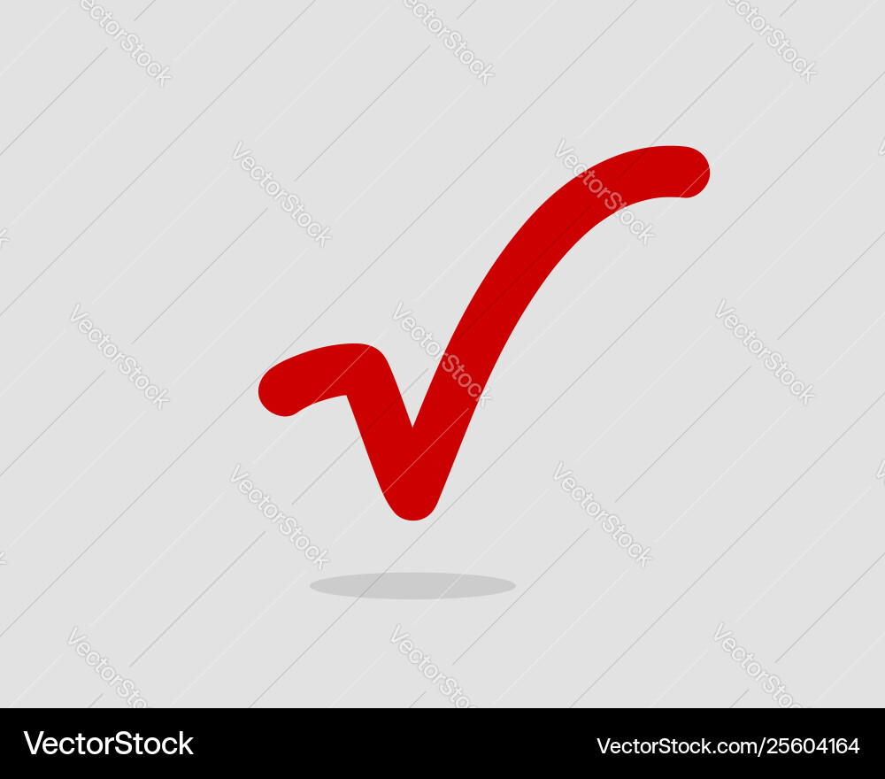 Check mark icon symbol design element Vector Image