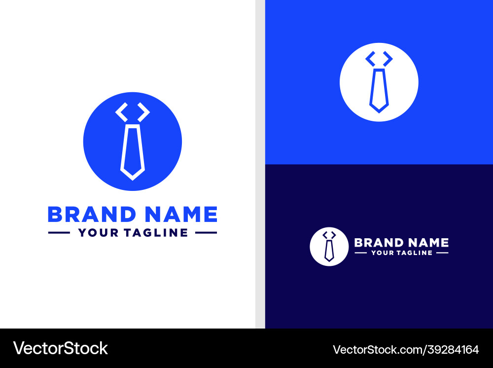 Coding logo tie negative space editable Coding logo tie negative space editable vector image