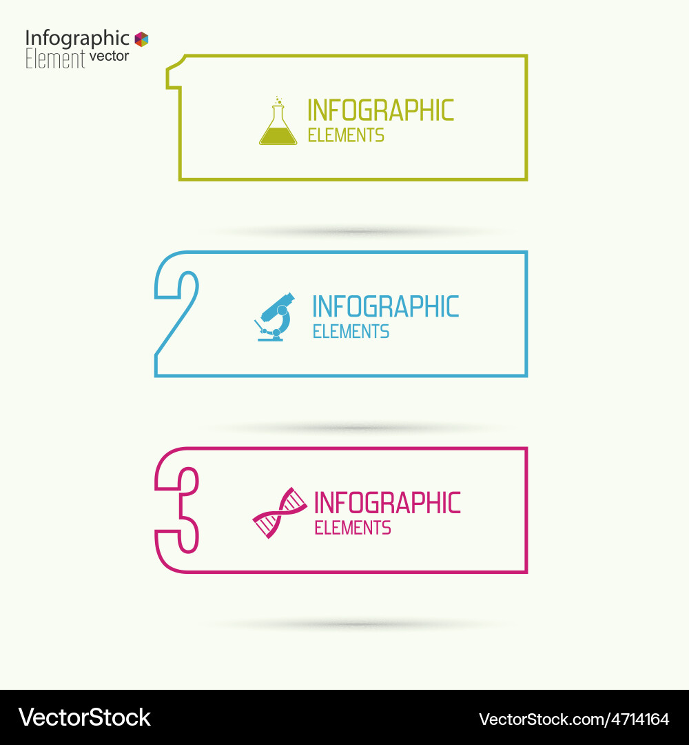 Comparative chart with templates for presentation vector image