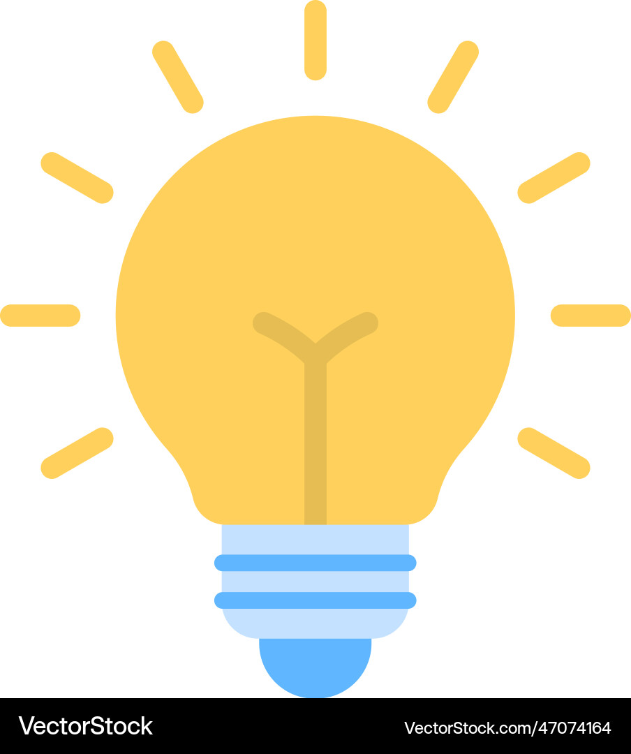 Indicator lamp icon image suitable Vector Image