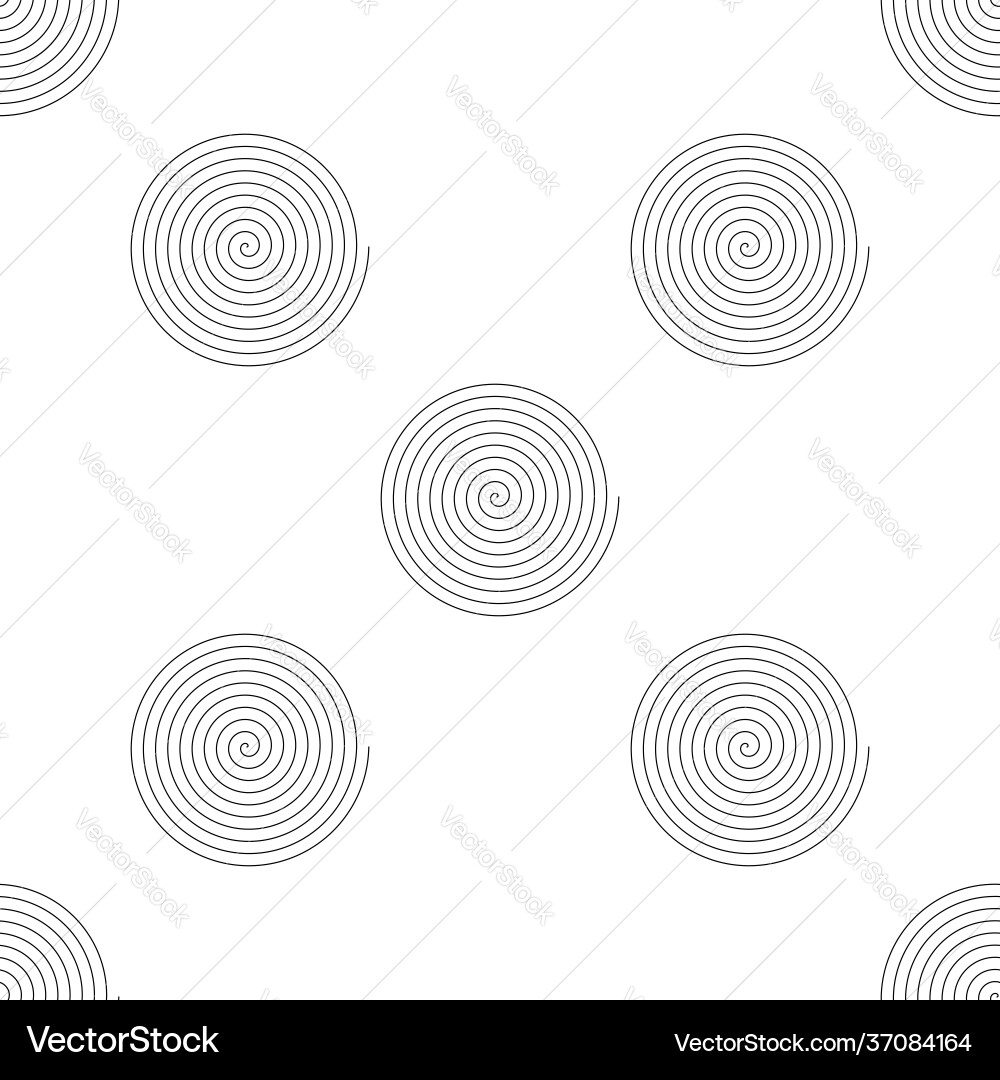 Repeatable pattern with spiral swirl twirl shape Repeatable pattern with spiral swirl twirl shape vector image
